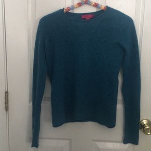 Blue cashmere sweater